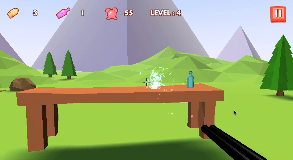 3D Bottle Shooter Screenshot 4