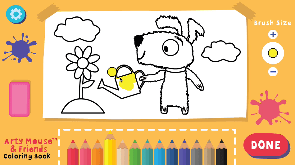 Arty Mouse Coloring Book Screenshot 4