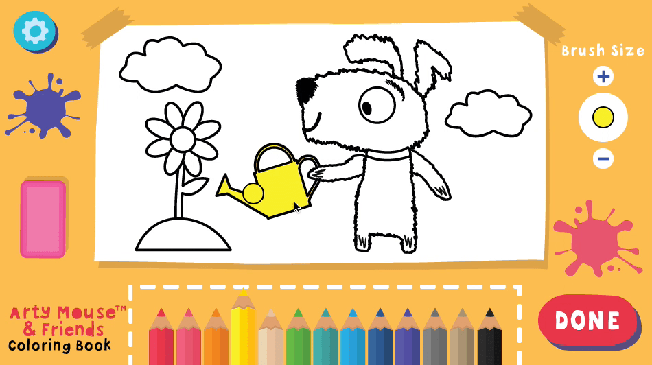 Arty Mouse Coloring Book Screenshot 7