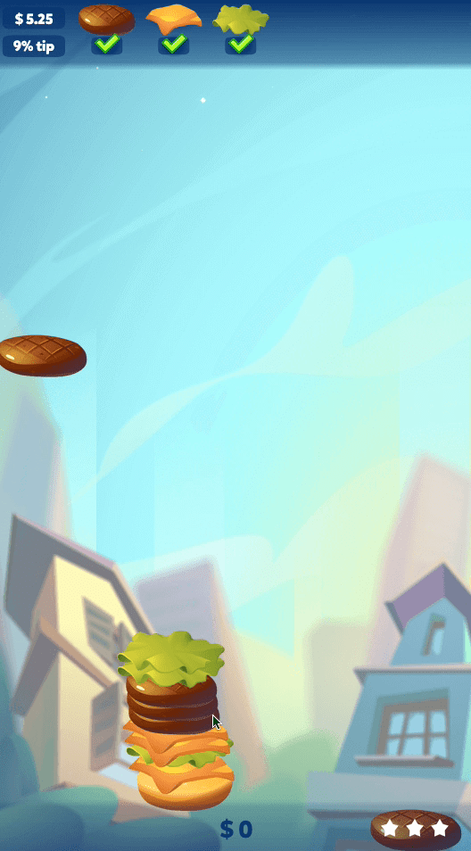 Stack The Burger Screenshot 1 Stack The Burger Screenshot 1