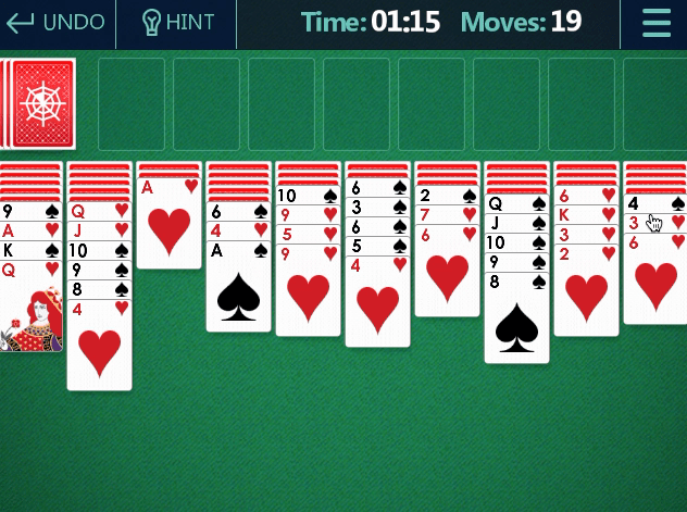 Spider Solitaire Screenshot 13