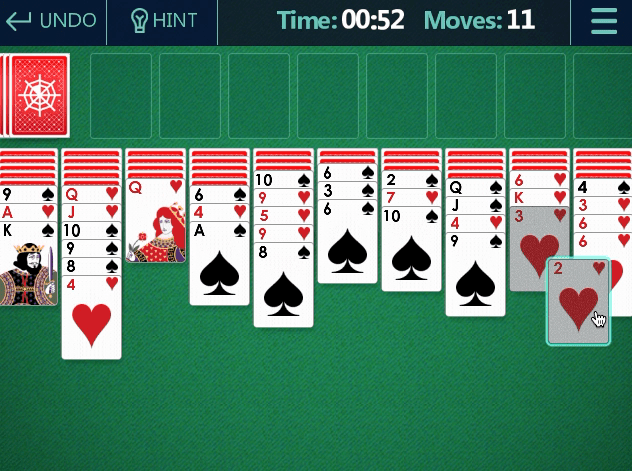 Spider Solitaire Screenshot 14