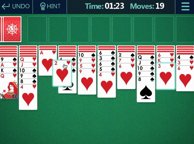 Spider Solitaire Screenshot 8