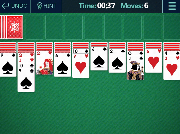 Spider Solitaire Screenshot 9