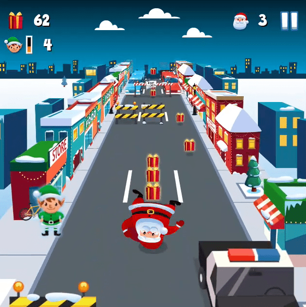 Santa City Run Screenshot 2