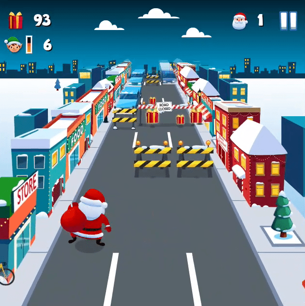 Santa City Run Screenshot 3 Santa City Run Screenshot 3