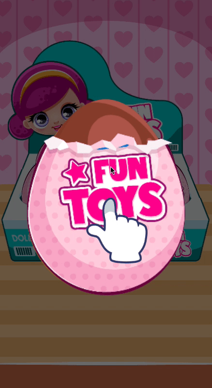 Cute Dolls Open Eggs Screenshot 4