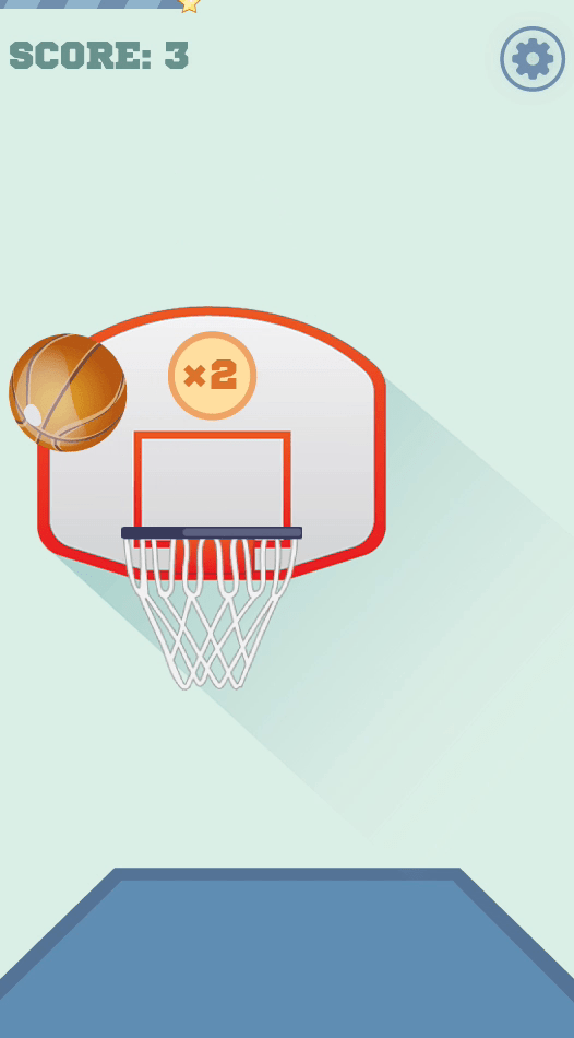 Flick Basketball Screenshot 1