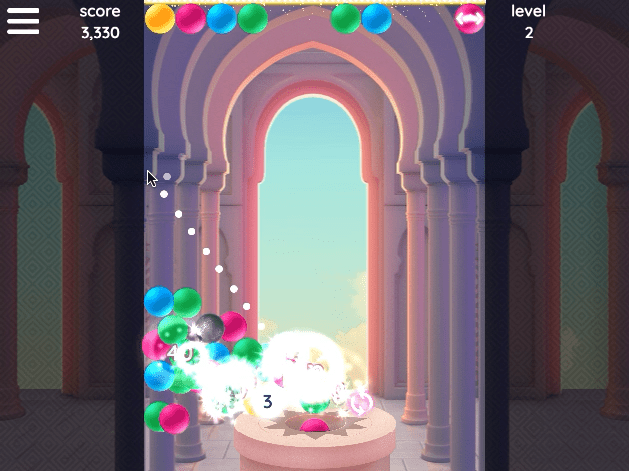 Arkadium Bubble Shooter Screenshot 1