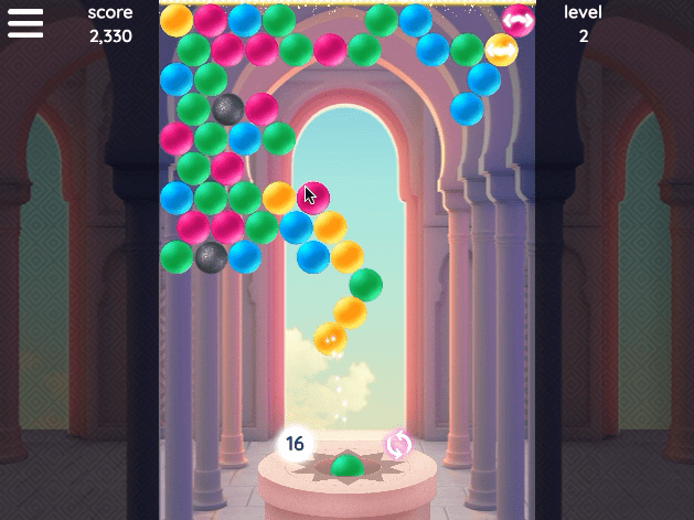 Arkadium Bubble Shooter Screenshot 2