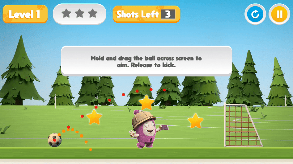 Oddbods Soccer Challenge Screenshot 2