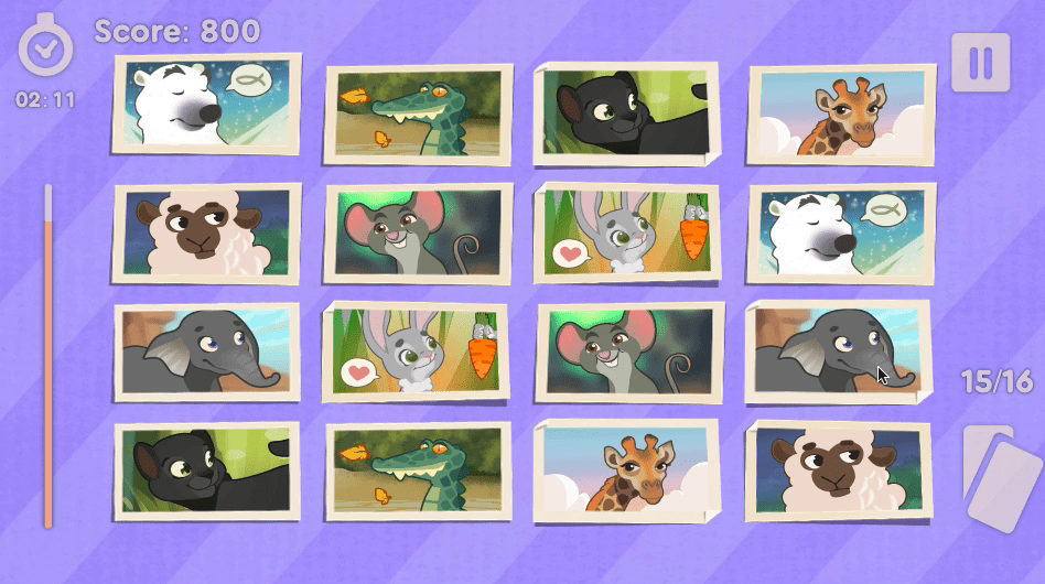 Scratch Match Animals Screenshot 11