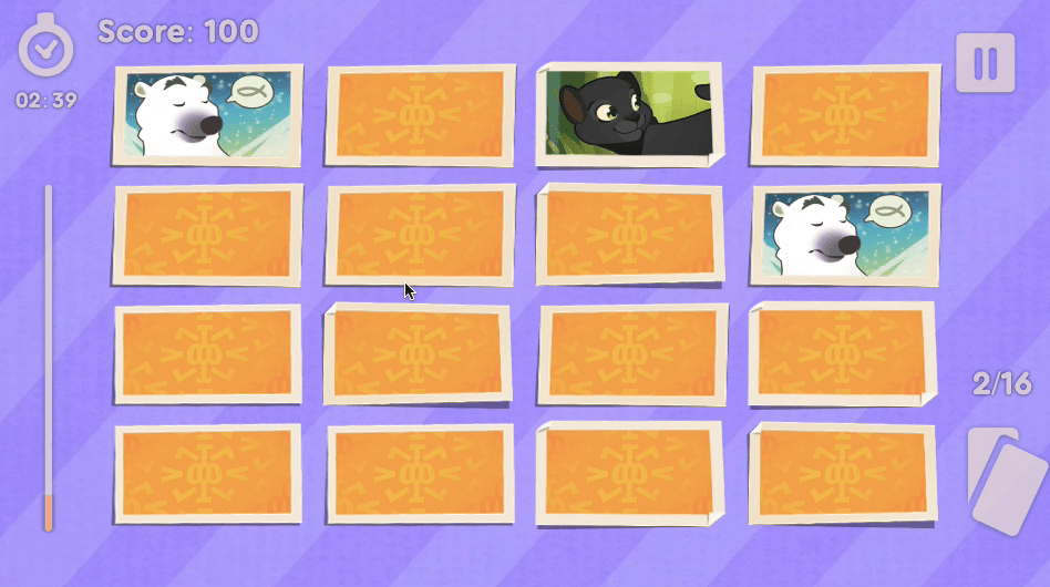 Scratch Match Animals Screenshot 4