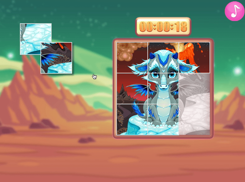 Cute Unicorns And Dragons Puzzle Screenshot 6 Cute Unicorns And Dragons Puzzle Screenshot 6