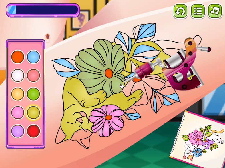 FUNNY TATTOO SHOP - Play Online for Free!