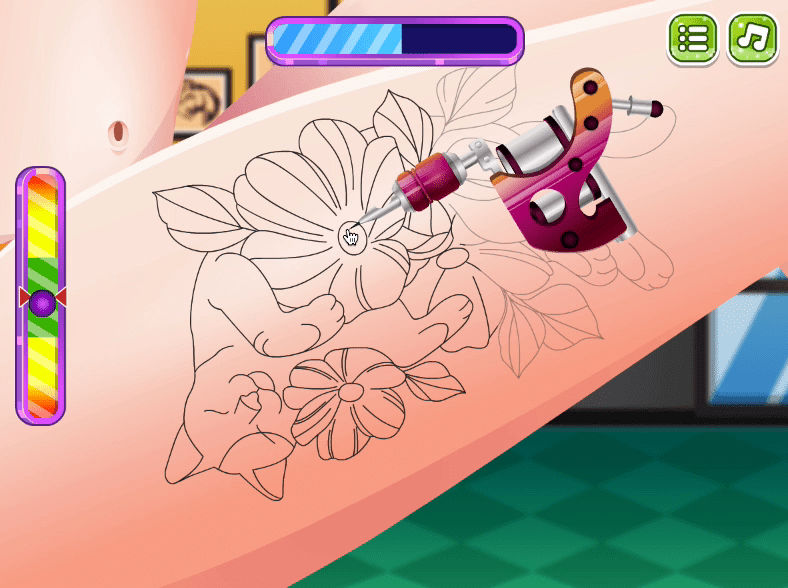 FUNNY TATTOO SHOP - Play Online for Free!