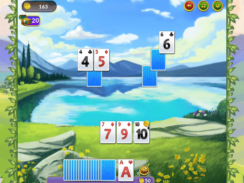 Kings and Queens Solitaire Tripeaks Screenshot 2 Kings and Queens Solitaire Tripeaks Screenshot 2