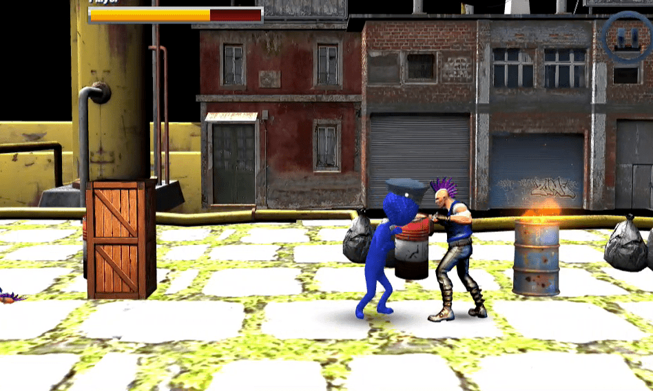 Police Stick Man: Wrestling Fighting Game Screenshot 2