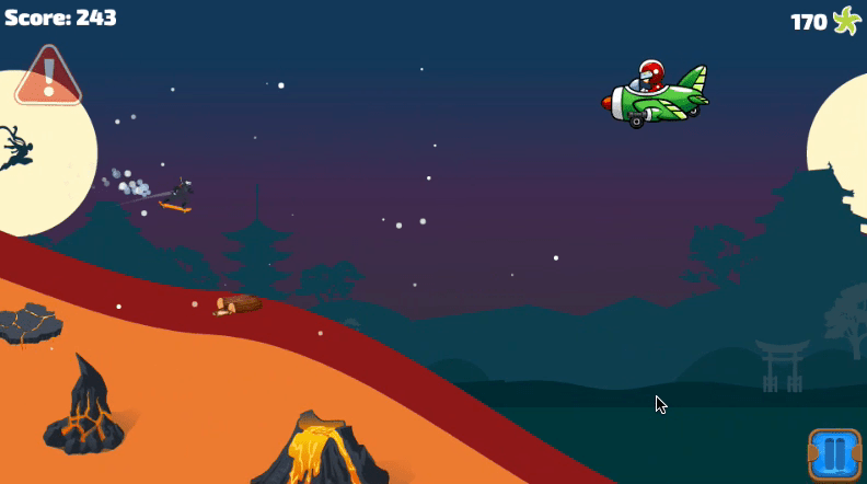 Lava And Ninja Skateboard Screenshot 6