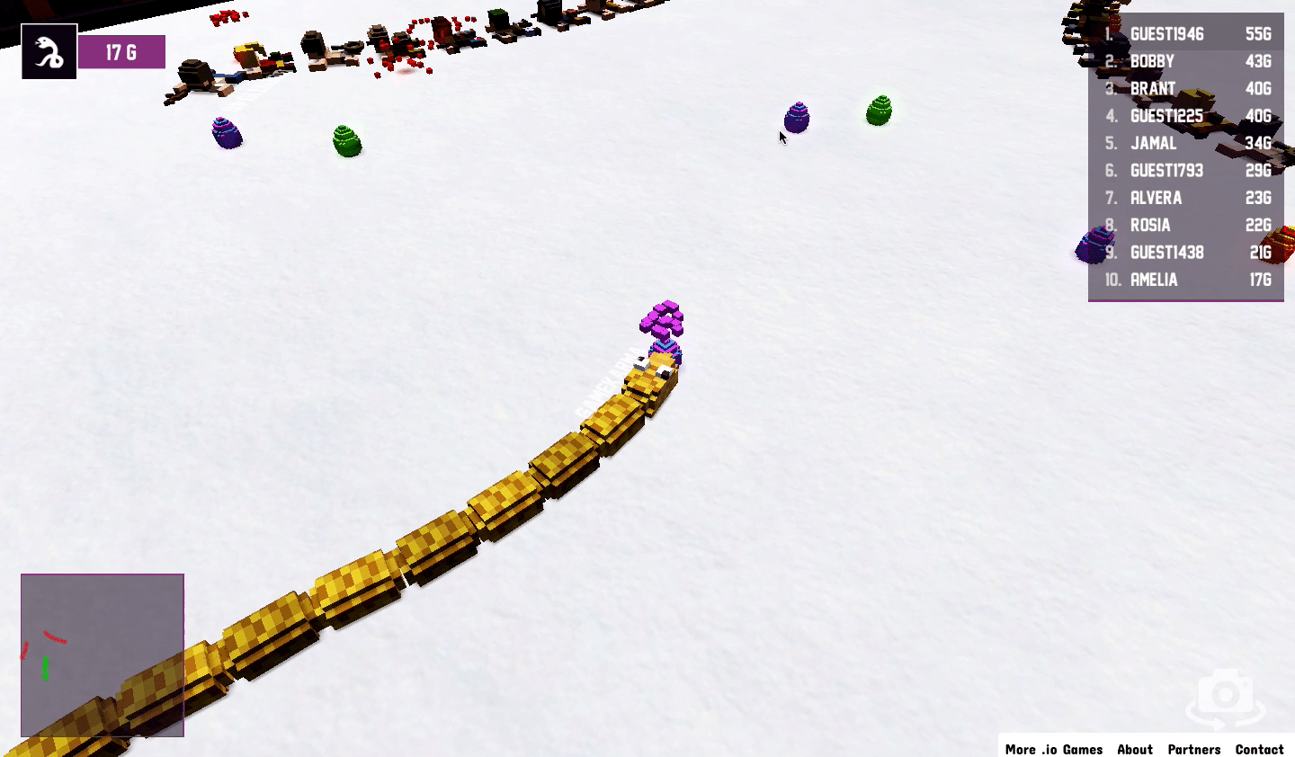 Cool Snakes.io Screenshot 9