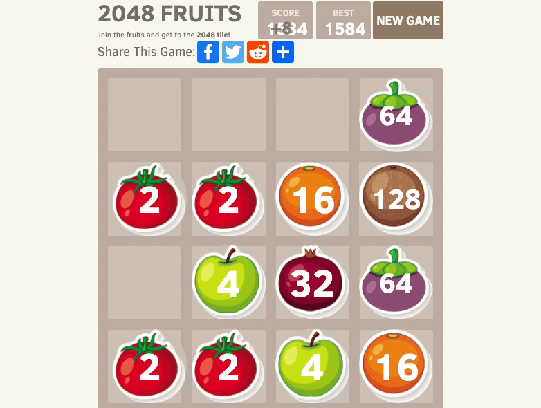 2048 Fruits Screenshot 11