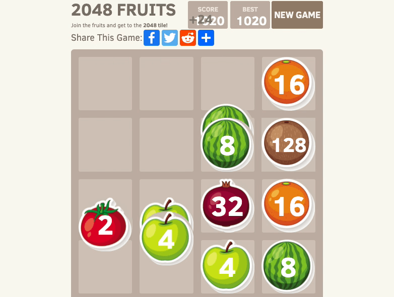 2048 Fruits Screenshot 12 2048 Fruits Screenshot 12