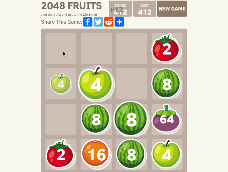 2048 Fruits Screenshot 14 2048 Fruits Screenshot 14
