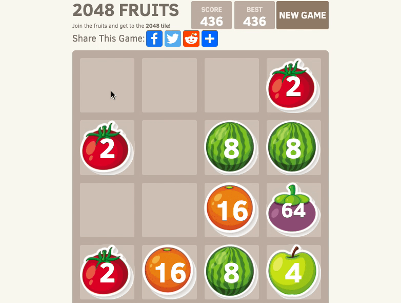 2048 Fruits Screenshot 5 2048 Fruits Screenshot 5