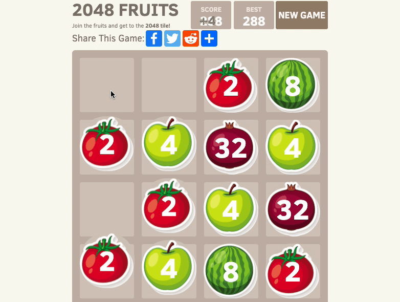 2048 Fruits Screenshot 6 2048 Fruits Screenshot 6
