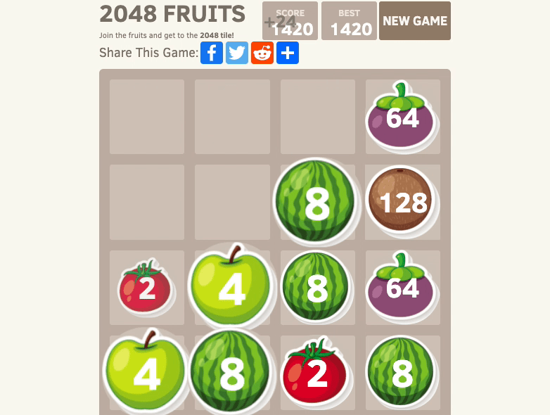 2048 Fruits Screenshot 8 2048 Fruits Screenshot 8