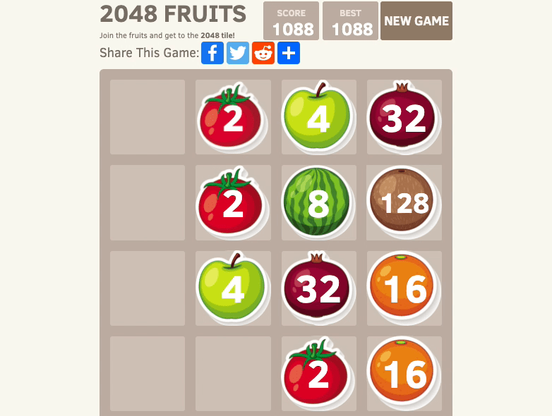 2048 Fruits Screenshot 9