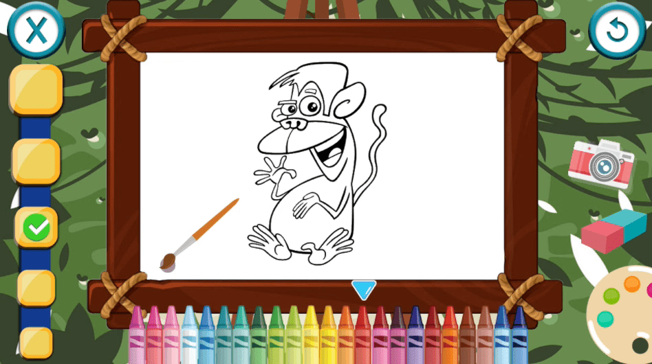 Funny Monkeys Coloring Screenshot 1