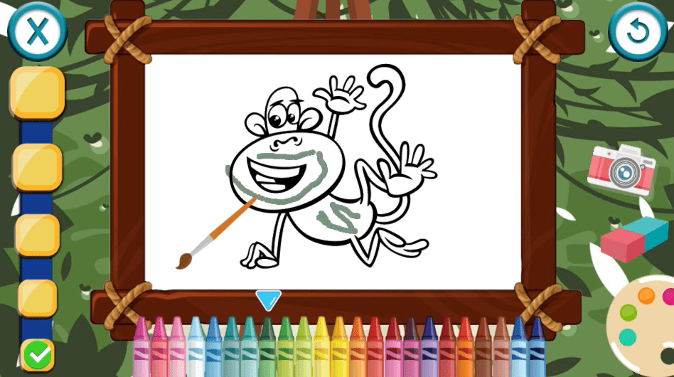 Funny Monkeys Coloring Screenshot 10