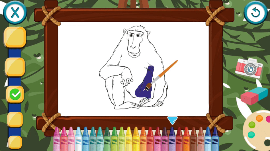 Funny Monkeys Coloring Screenshot 12