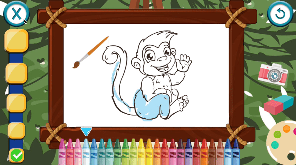 Funny Monkeys Coloring Screenshot 2