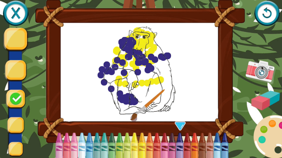 Funny Monkeys Coloring Screenshot 3
