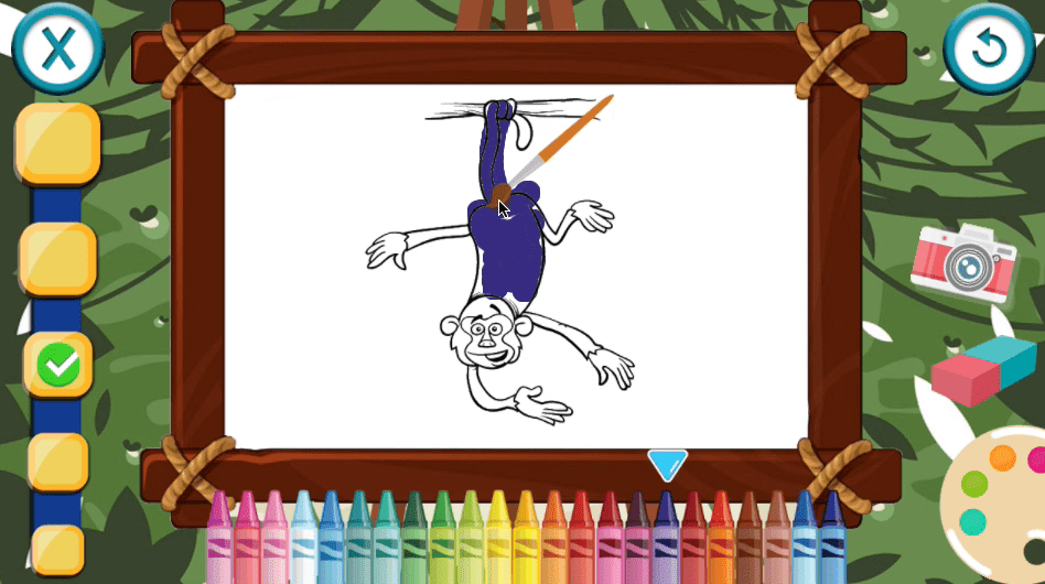 Funny Monkeys Coloring Screenshot 5