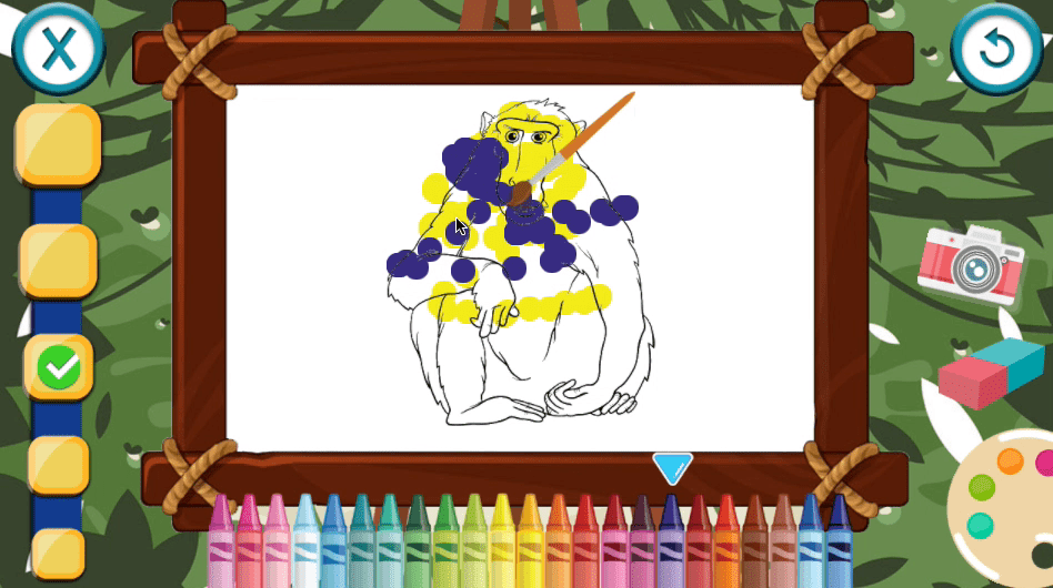Funny Monkeys Coloring Screenshot 8