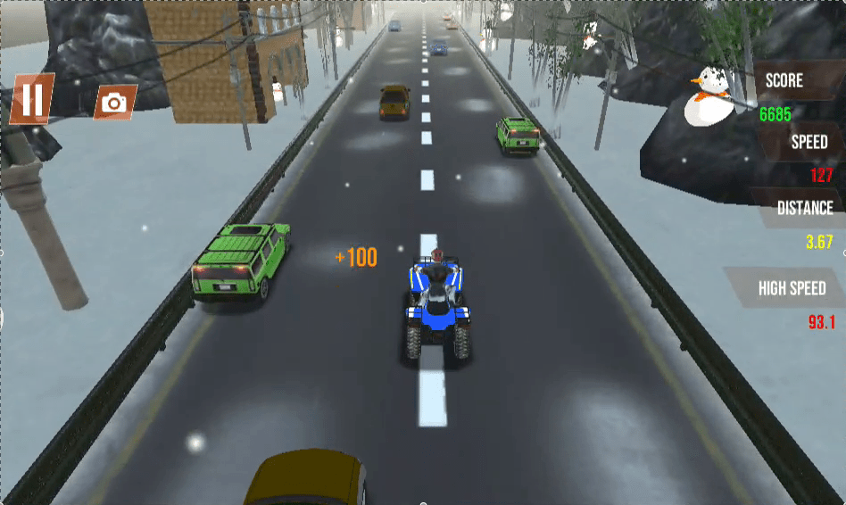 Quad Bike Traffic Racing Mania Screenshot 1 Quad Bike Traffic Racing Mania Screenshot 1