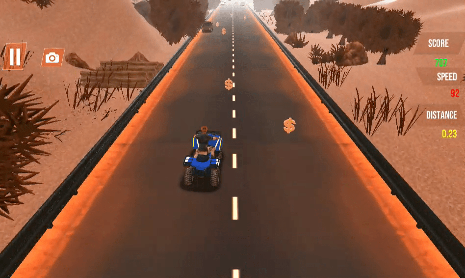 Quad Bike Traffic Racing Mania Screenshot 11