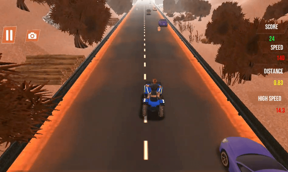 Quad Bike Traffic Racing Mania Screenshot 5