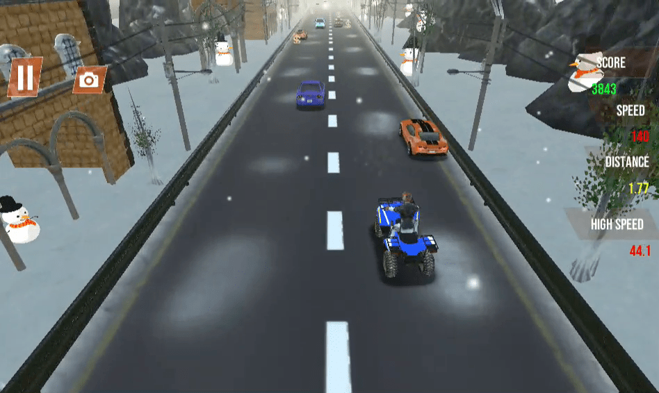 Quad Bike Traffic Racing Mania Screenshot 6