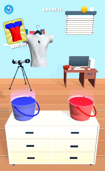 Tie Dye Master 3D Screenshot 2