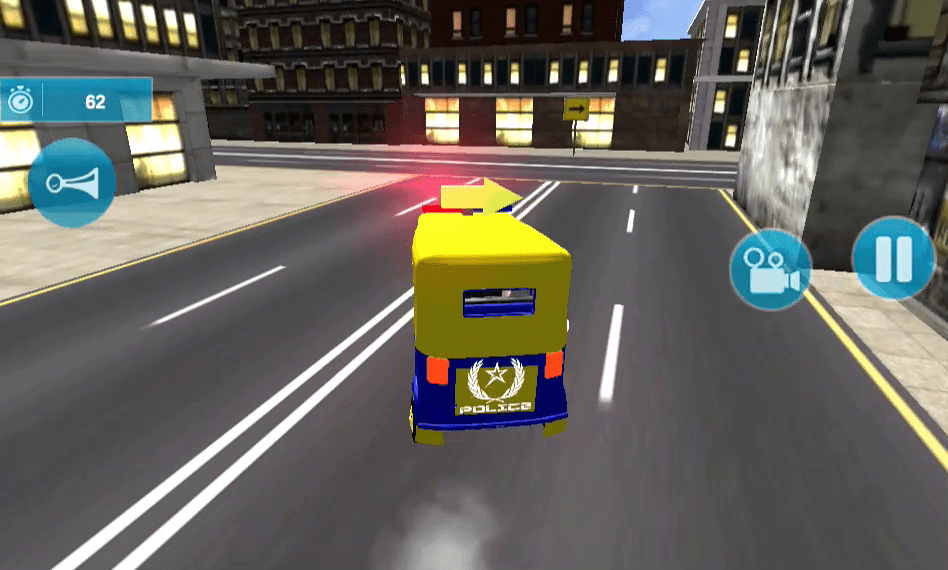 Police Auto Rickshaw Screenshot 6