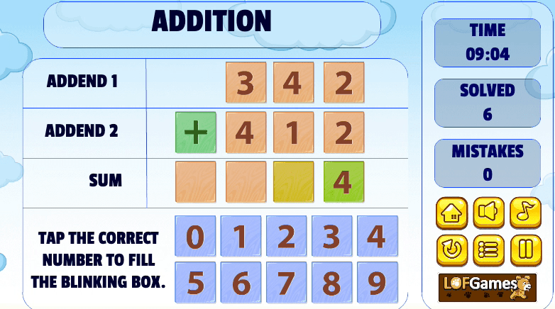 Addition Practice Screenshot 11