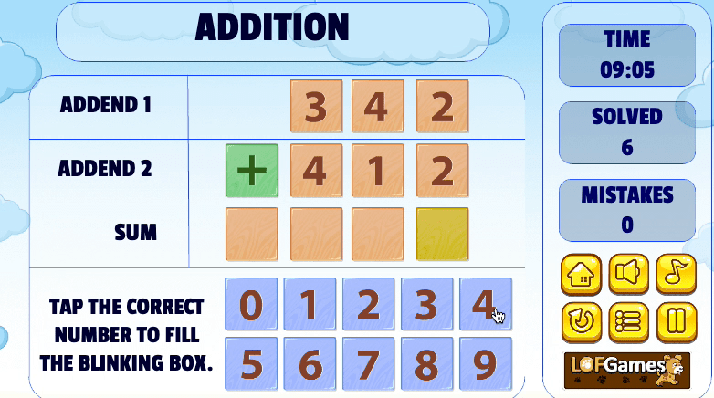 Addition Practice Screenshot 8 Addition Practice Screenshot 8