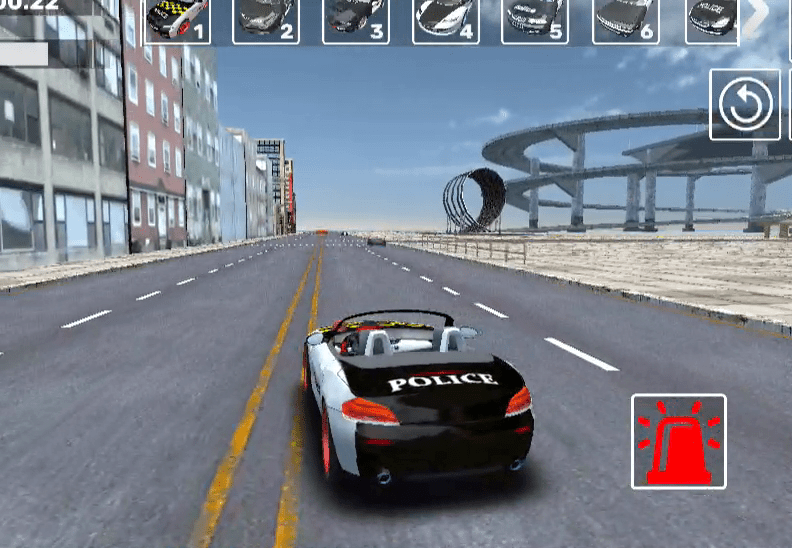 Police Car Stunt Simulation 3D Screenshot 2
