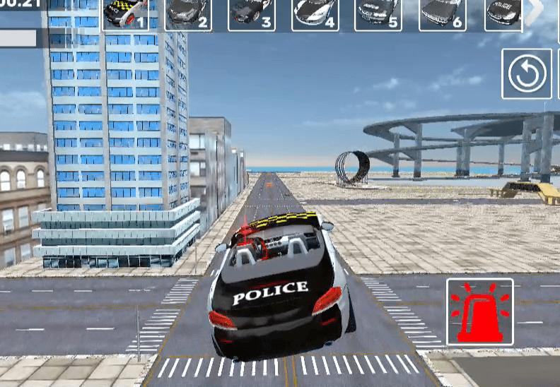 Police Car Stunt Simulation 3D Screenshot 3