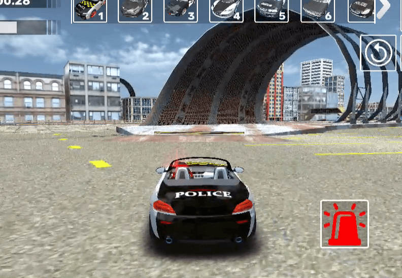 Police Car Stunt Simulation 3D Screenshot 6