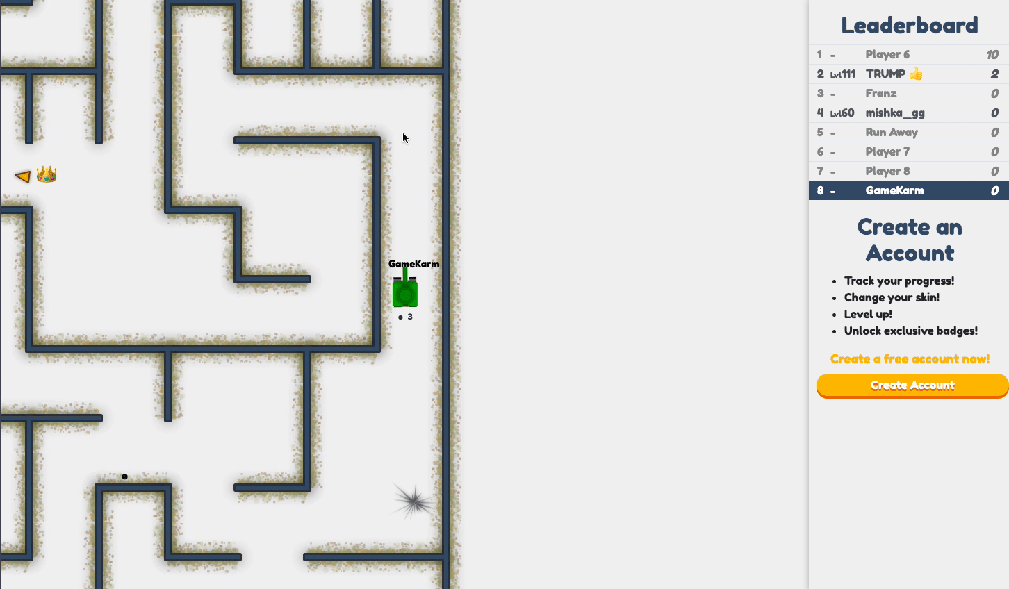 SuperTanks.io Screenshot 4 SuperTanks.io Screenshot 4